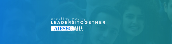 Banner with AIESEC in Pakistan